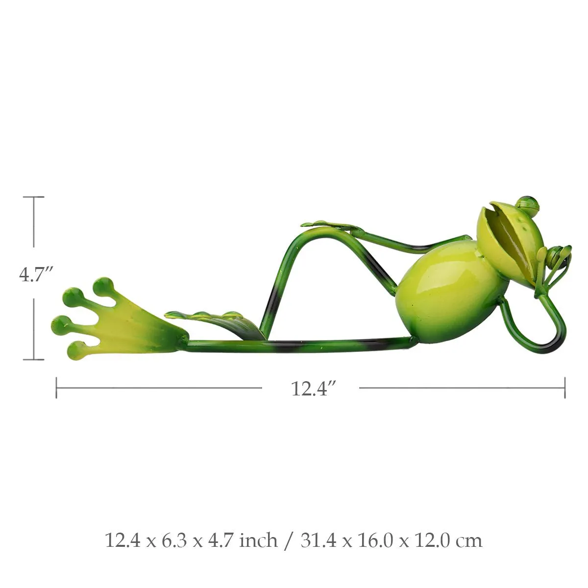 4 Style Frog Shaped Iron Figurine