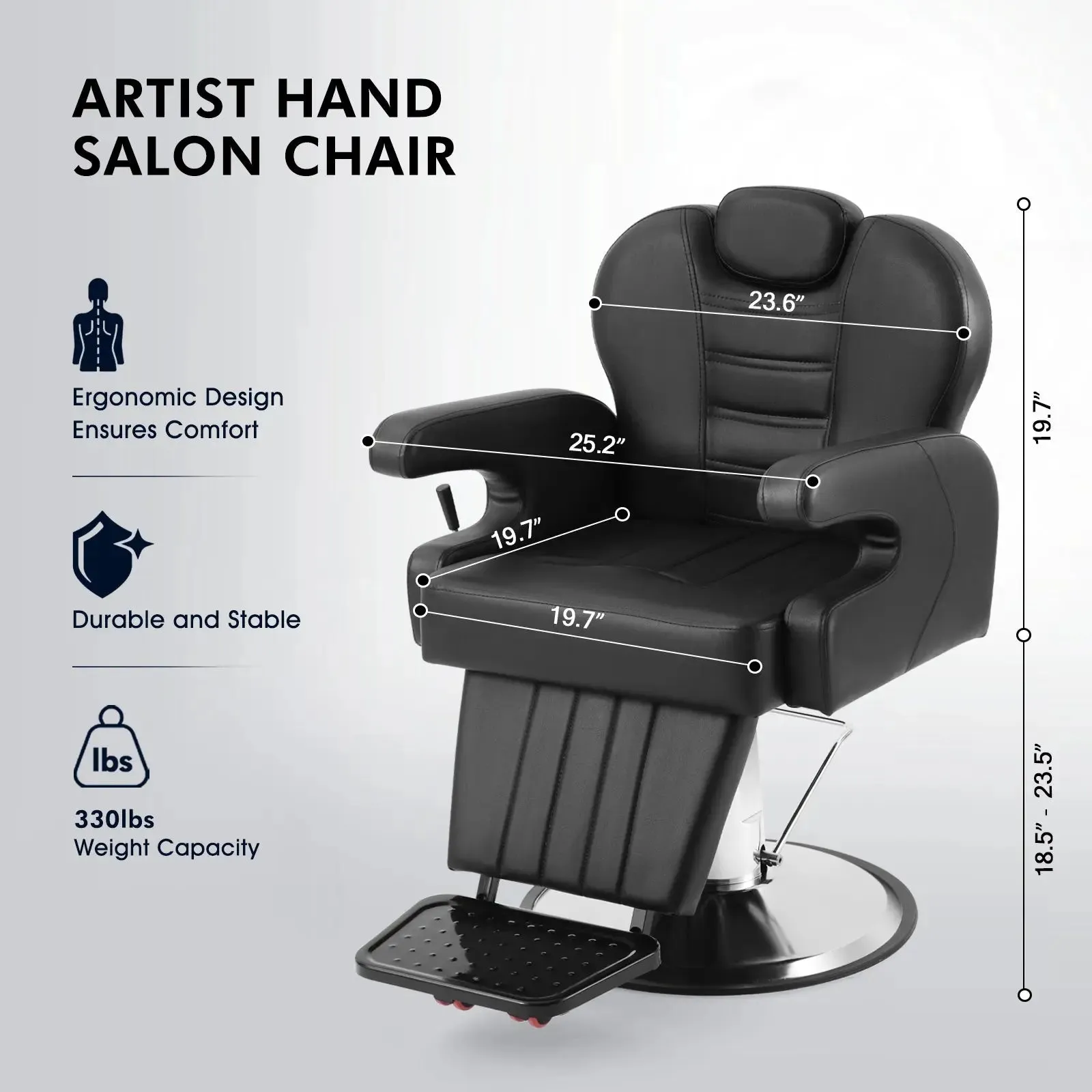 #5085 Heavy Duty All Purpose Barber Chair