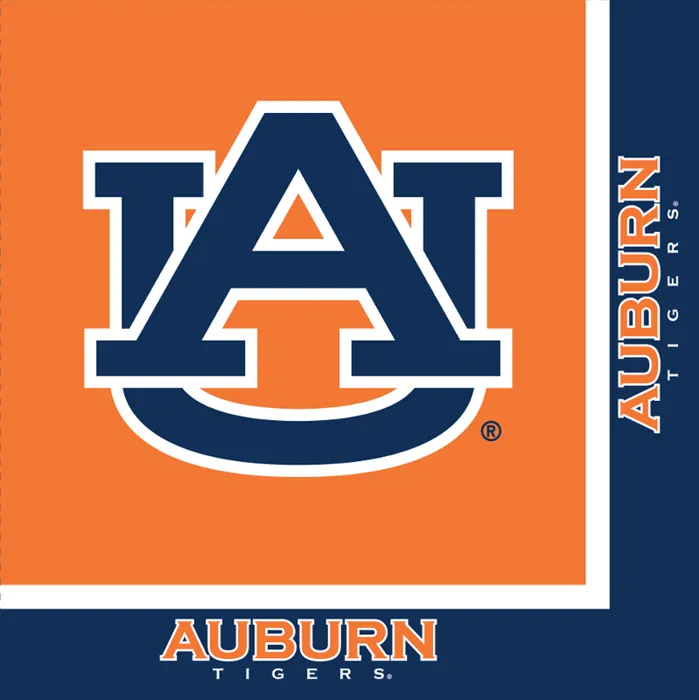 Auburn Tigers Napkins (20/Pkg)