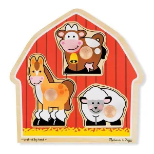 Barnyard Animals Jumbo Knob Puzzle