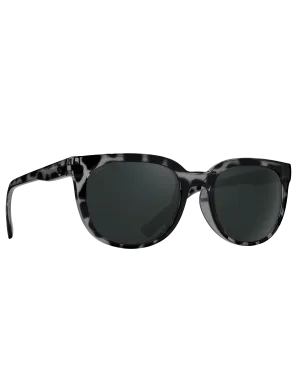 Bewilder Sunglasses in Black Marble Tortoise & Happy Grey Green Black Mirror