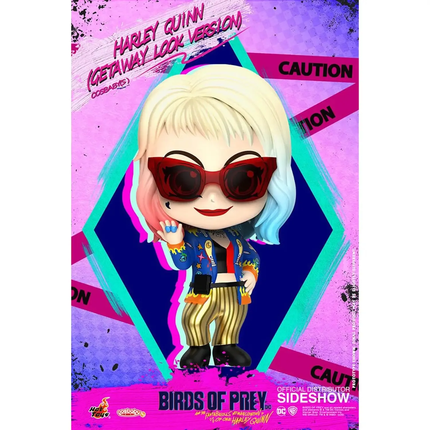 Birds of Prey Harley Quinn (Getaway Look Version) Cosbaby Figure