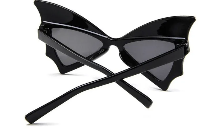 Black Bat Wing Sunglasses