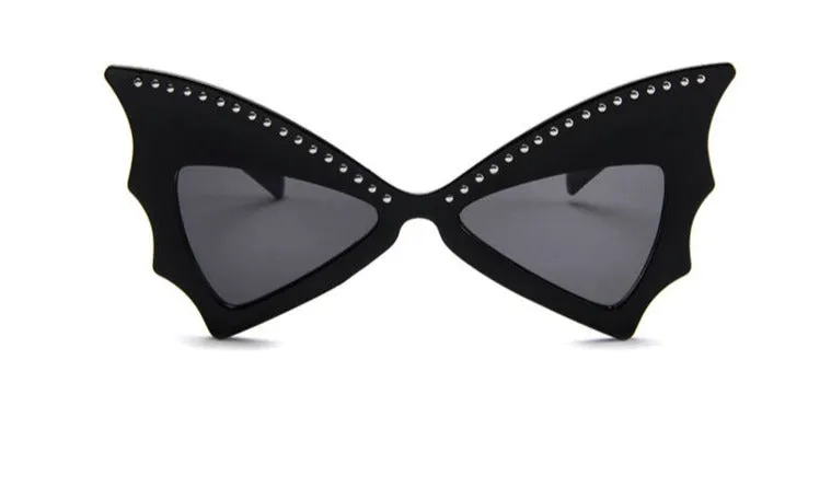 Black Bat Wing Sunglasses