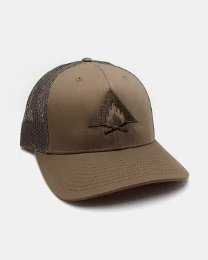 Bonfire Loden & Brown Trucker Hat