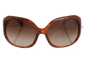 Bulgari Tortoise and Crystal Sunglasses