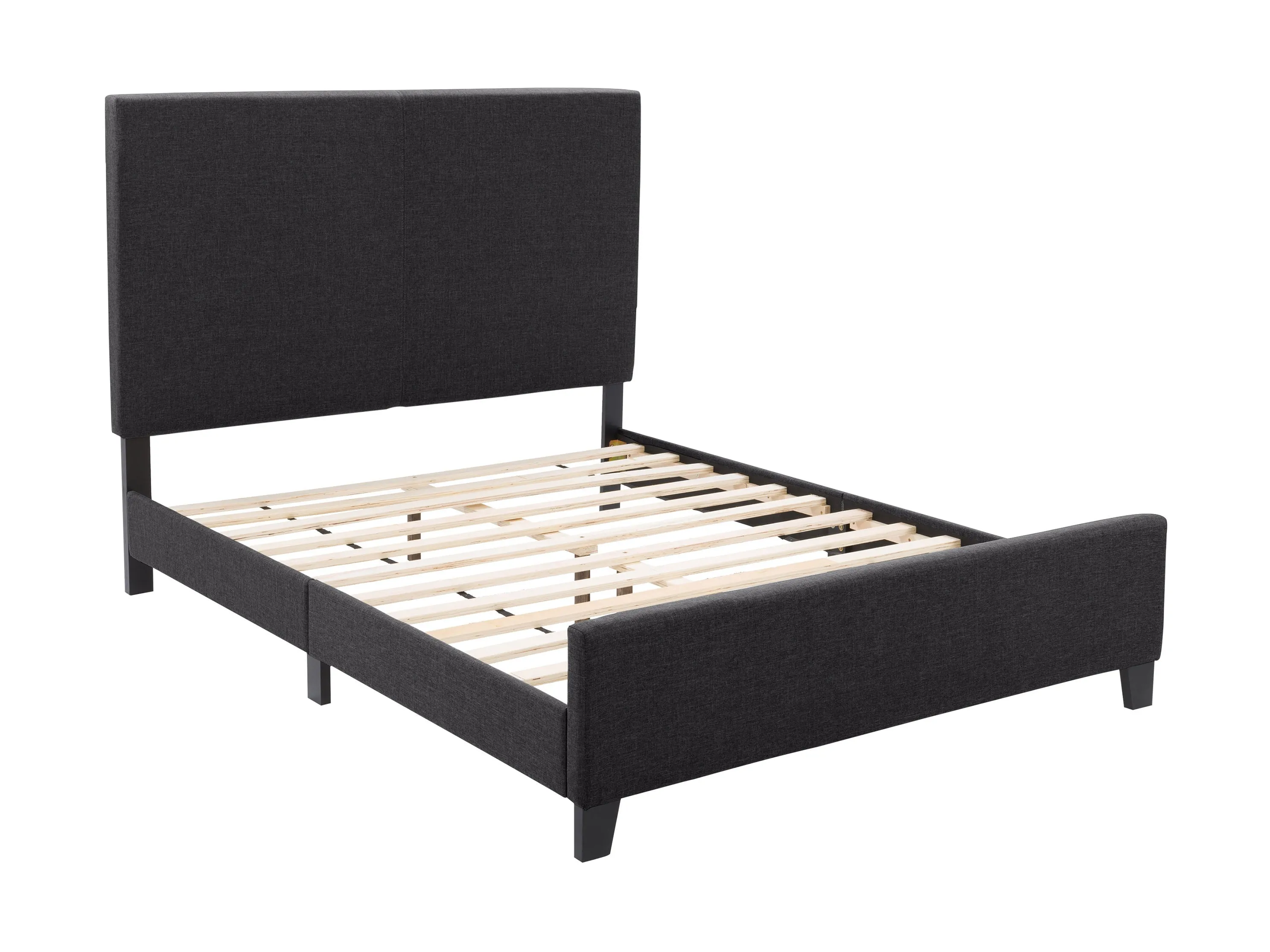 Charcoal Contemporary Double / Full Bed