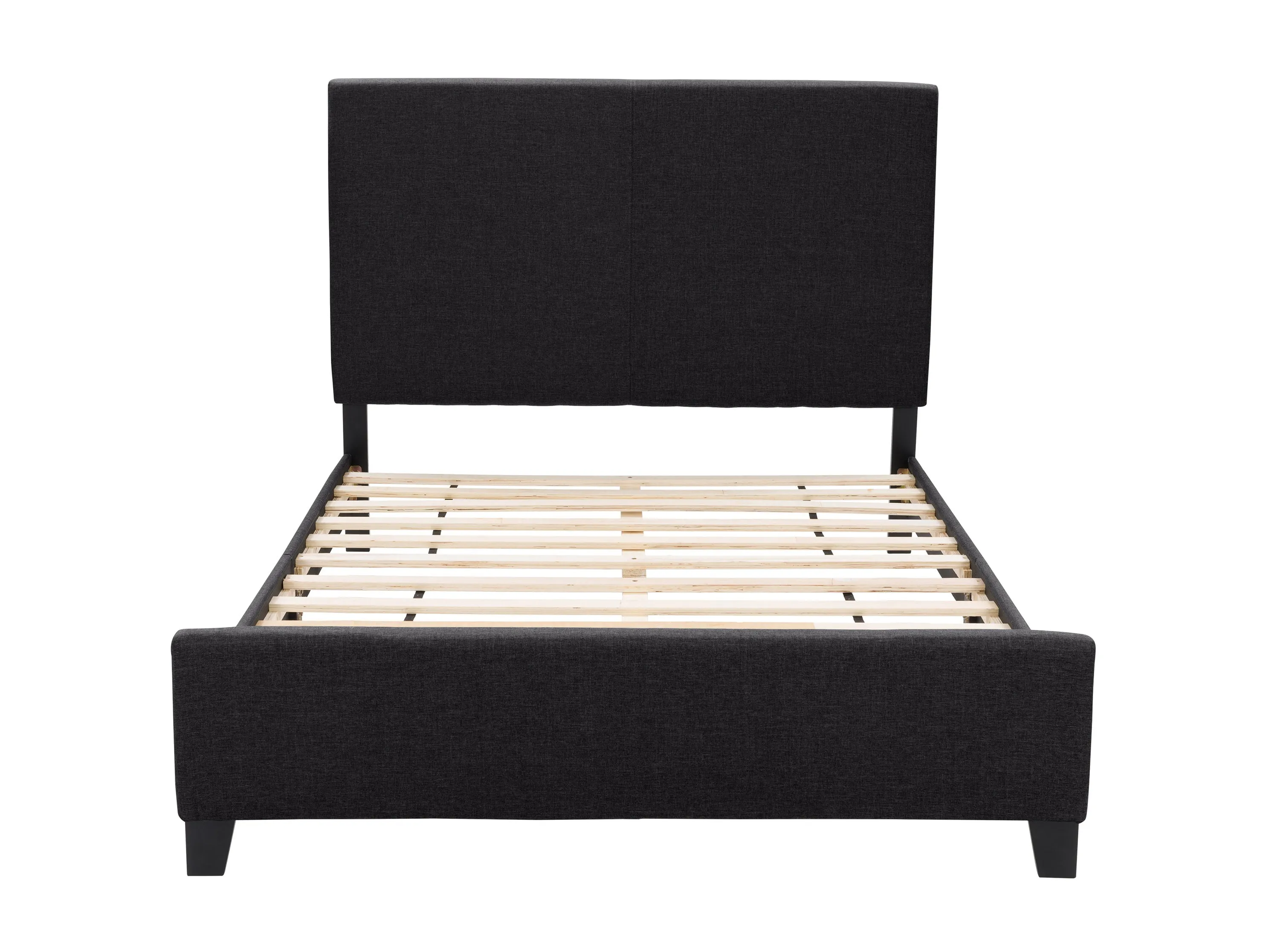 Charcoal Contemporary Double / Full Bed