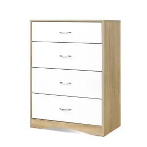 Chest of 4 Drawers Tallboy Dresser