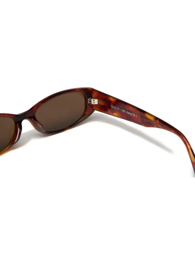 CHILLHANG Small Frame Square Beach Sunglasses - Tortoise Frame