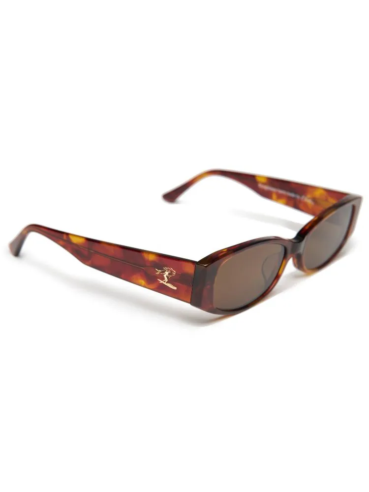 CHILLHANG Small Frame Square Beach Sunglasses - Tortoise Frame