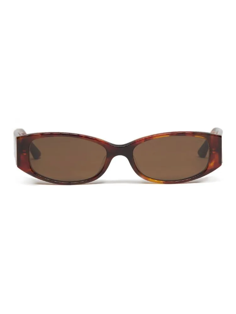 CHILLHANG Small Frame Square Beach Sunglasses - Tortoise Frame