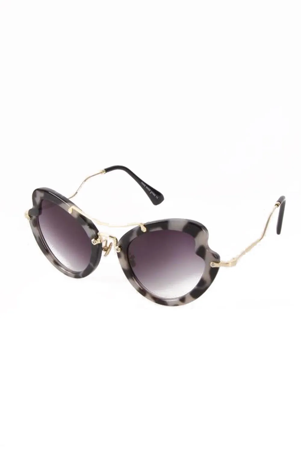 Chunky Over-sized Cat Eye Sunglasses