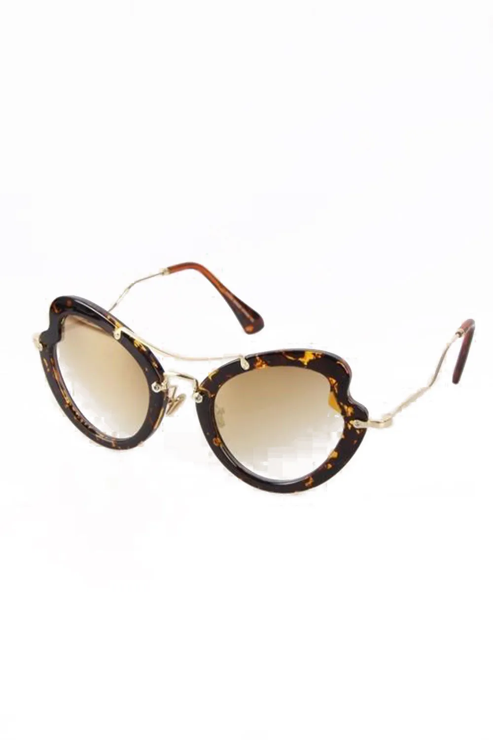 Chunky Over-sized Cat Eye Sunglasses