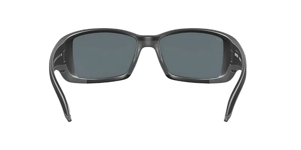 Costa Del Mar Blackfin Matte Black Frame - Blue Mirror 580P Lens - Polarized Sunglasses