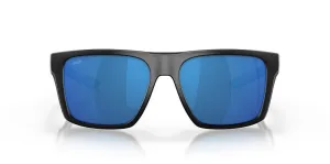 Costa Del Mar Lido Matte Black Frame - Blue Mirror Plastic Lens - Polarized Sunglasses