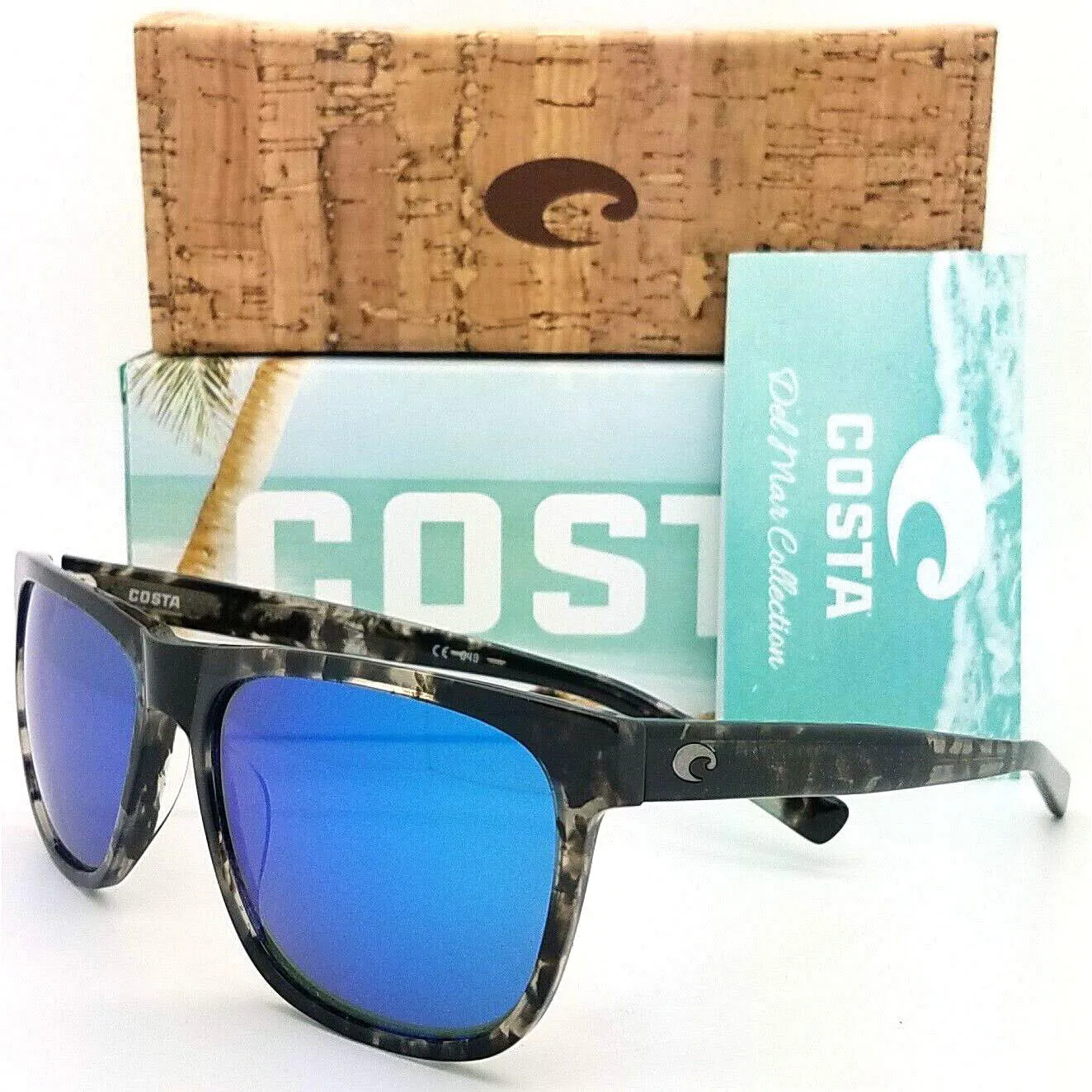 Costa Del Mar Men's Apalach Rectangular Sunglasses