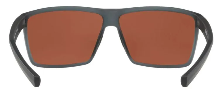 Costa Del Mar Rincon Matte Smoke Crystal Frame - Green Mirror 580 Glass Lens - Polarized Sunglasses