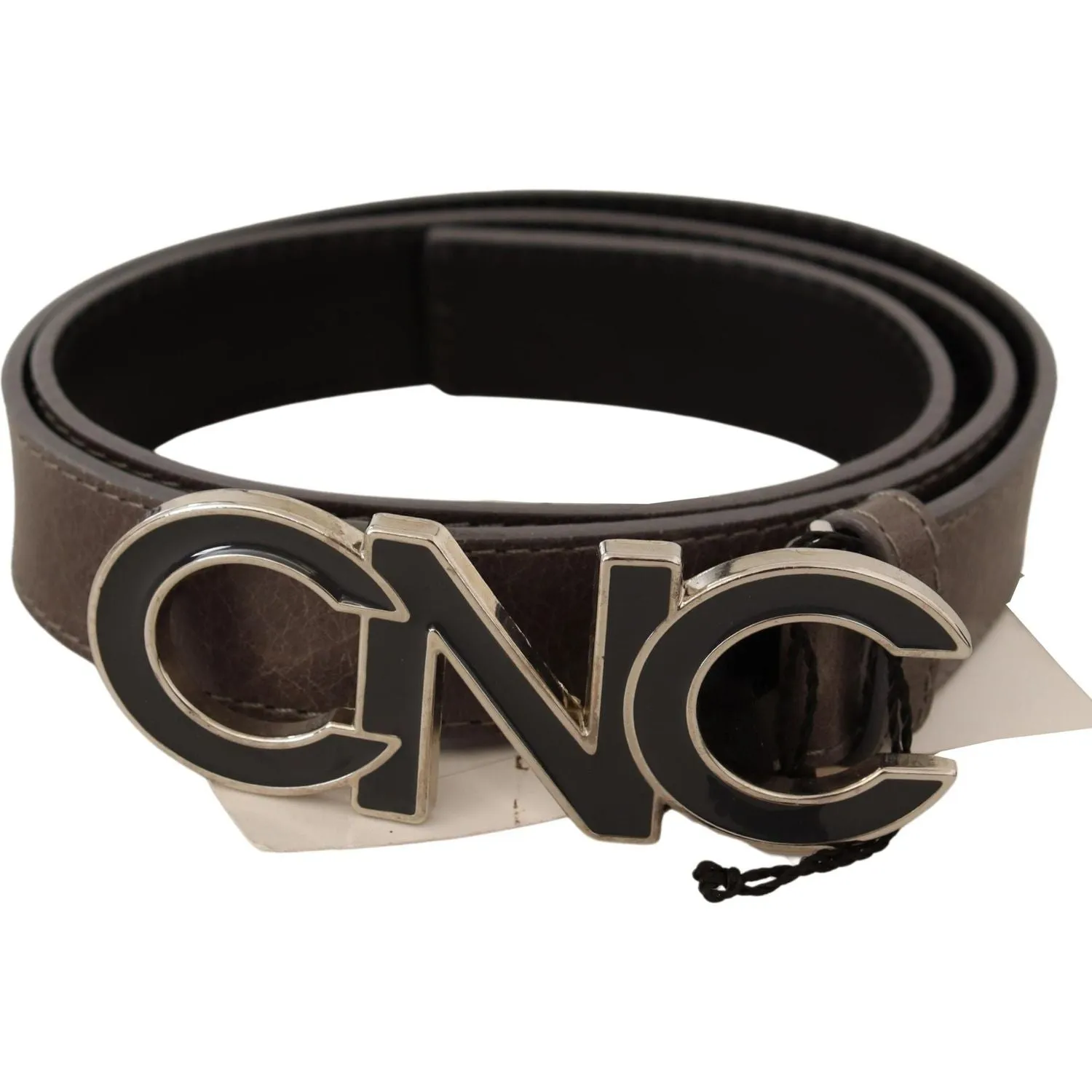 Costume National Elegant Waxed Cotton Fashion Belt