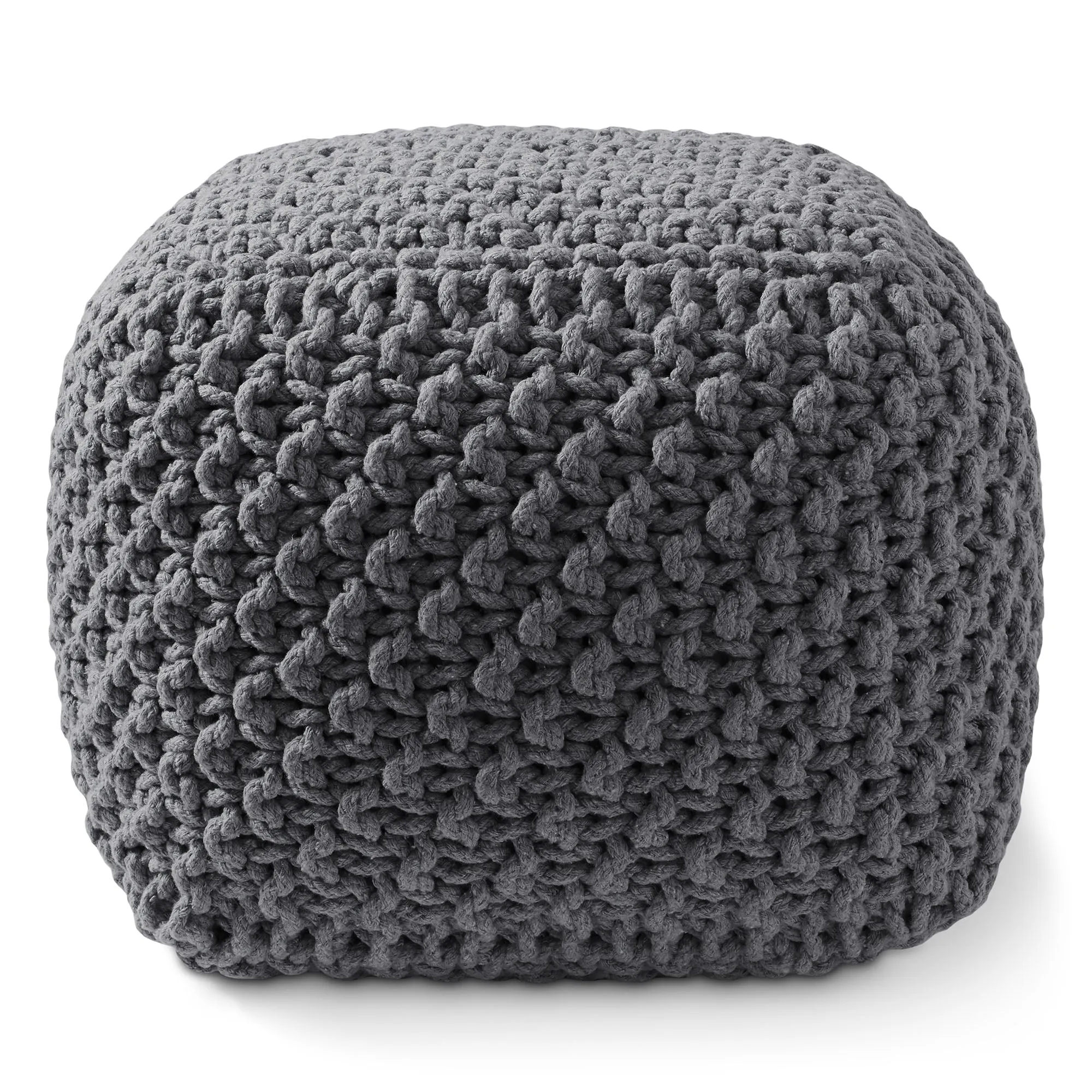 Cotton Pouf Ottomans