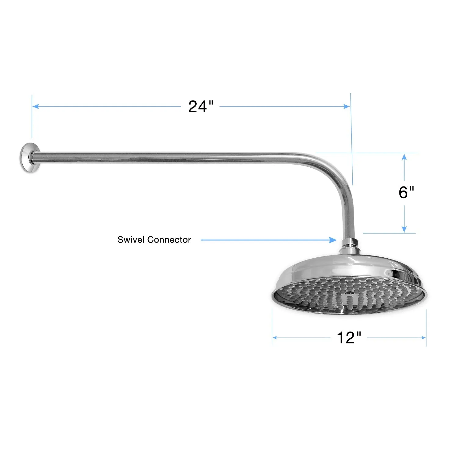 Coventry Brassworks Concealed Thermostatic System with 12" Shower Head, 24" Slide Bar, and Standard Hand Shower with Shut Off with Offset Ceramic Levers