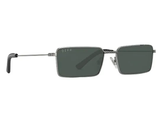 DIFF Charitable Eyewear Slytherin -  Cunning Silver Emerald - Non-Polarized Sunglasses