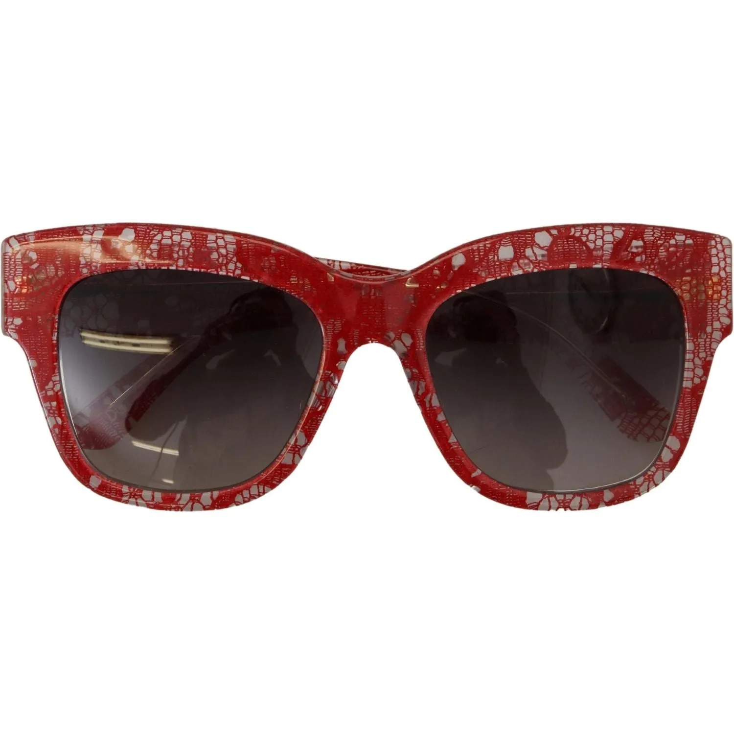 Dolce & Gabbana Sicilian Lace Accented Designer Sunglasses