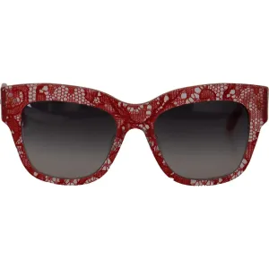 Dolce & Gabbana Sicilian Lace Accented Designer Sunglasses