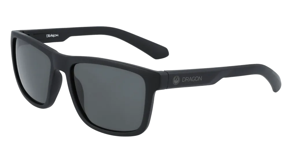 Dragon Reed Sunglasses - Matte Black Lumalens Smoke