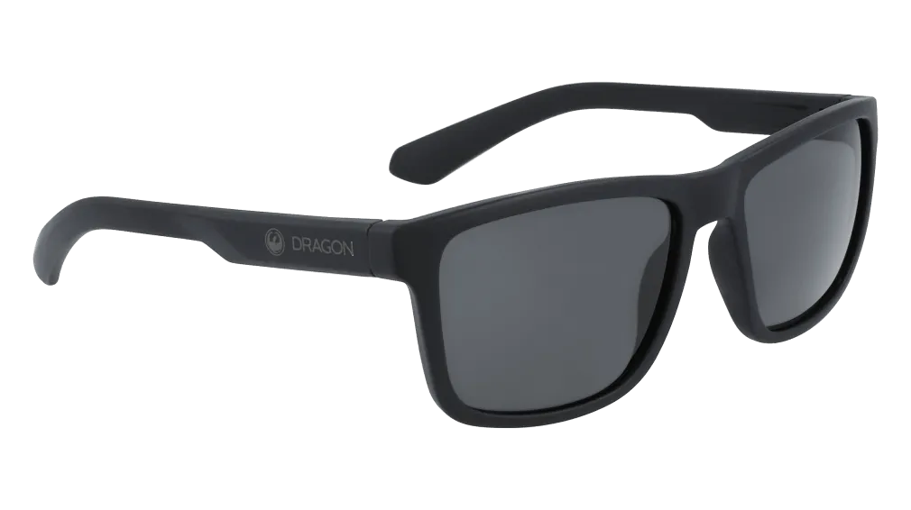 Dragon Reed Sunglasses - Matte Black Lumalens Smoke