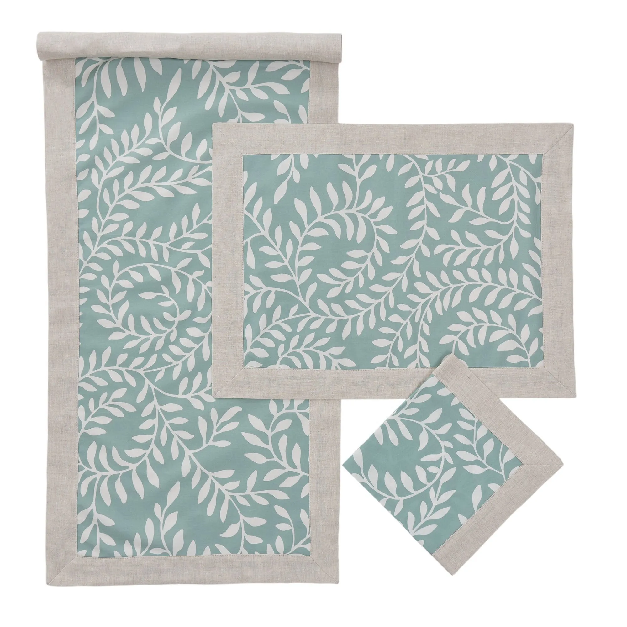 Eixo Tablecloth [Grey green/White/Natural]