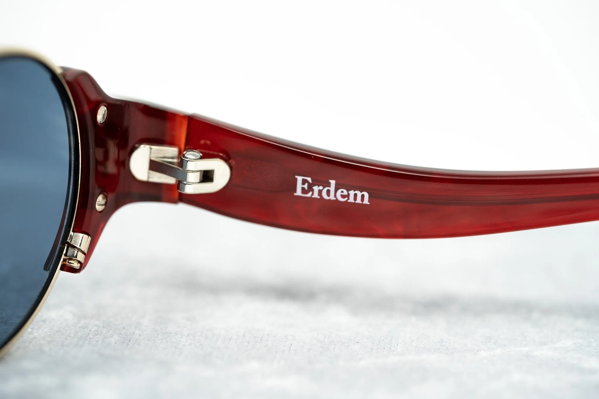 Erdem Sunglasses Red Marble and Blue EDM8C4SUN