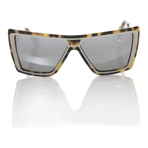 Frankie Morello Black Acetate Women's Sunglass