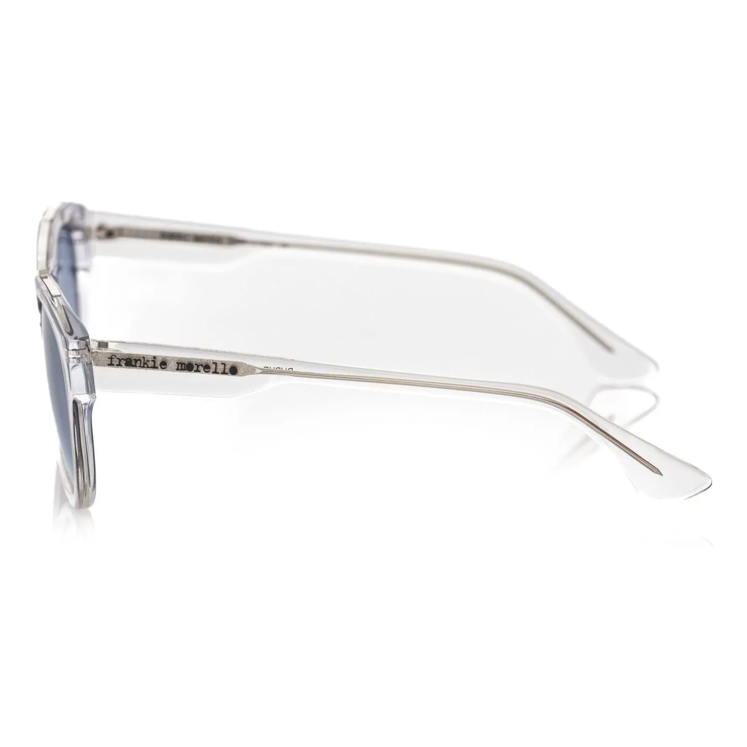 Frankie Morello White Acetate Men Sunglass