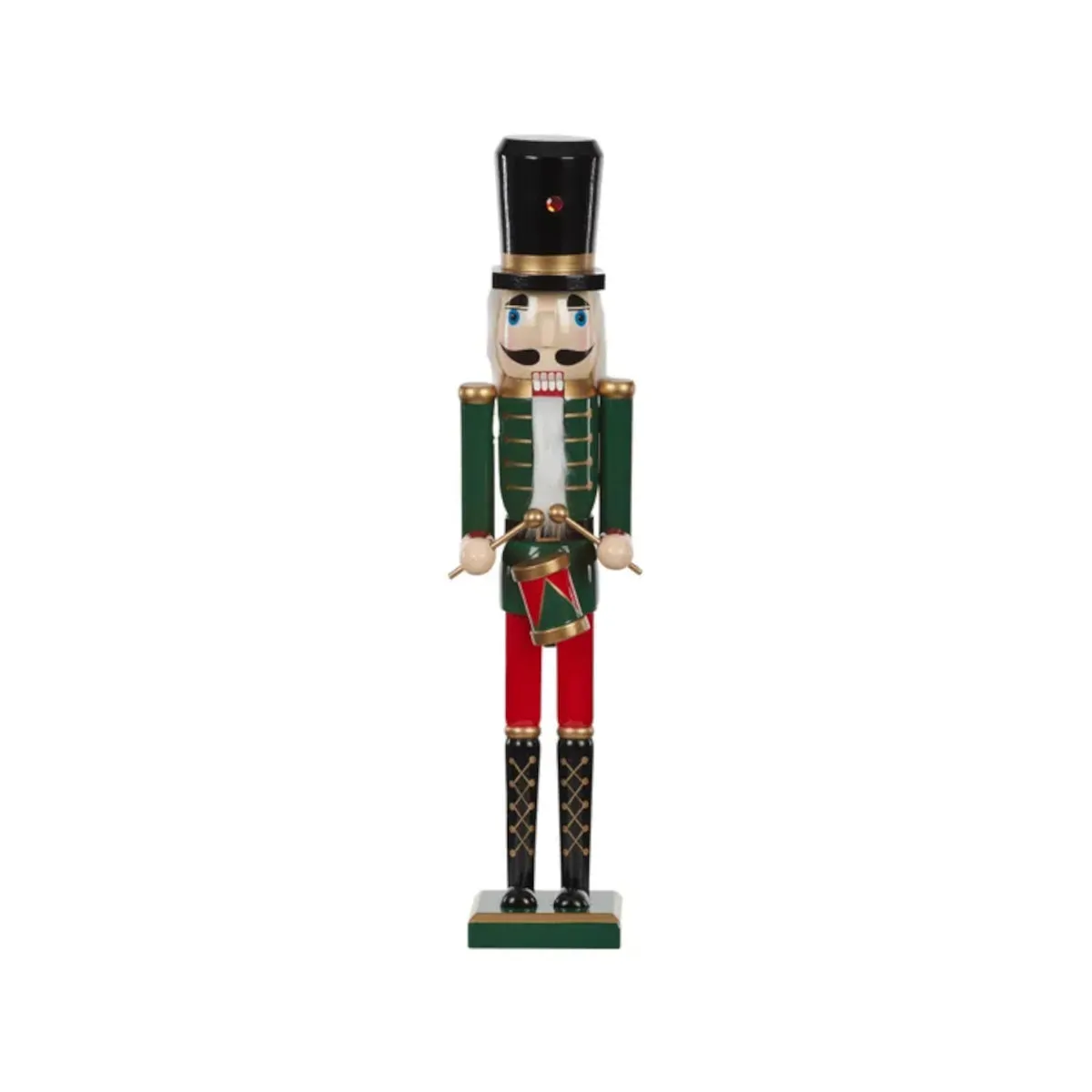 Gala Drummer Nutcracker Red & Green 61cm