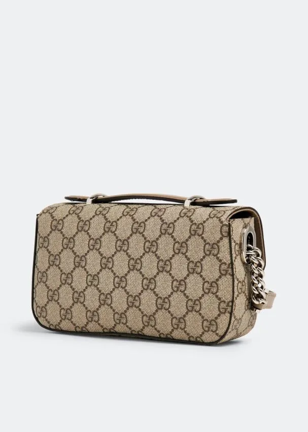 Gucci Petite GG Mini Shoulder Bag For women (Brown)