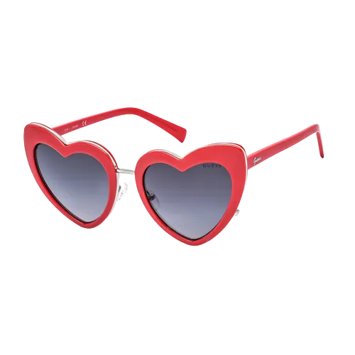 Guess Women's Red Heart Sunglasses