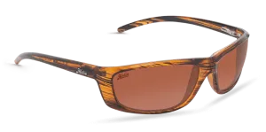 Hobie Eyewear Cabo Shiny Brown Wood Frame With Copper Lens