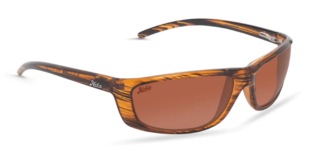 Hobie Eyewear Cabo Shiny Brown Wood Frame With Copper Lens