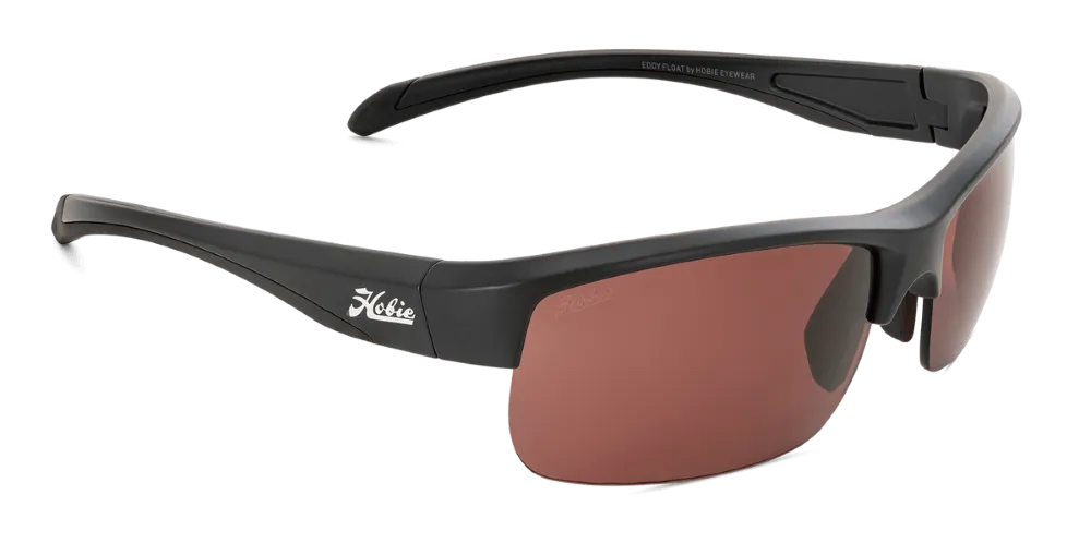 Hobie Eyewear Eddy Float Satin Black Frame With Polarized Copper Lens