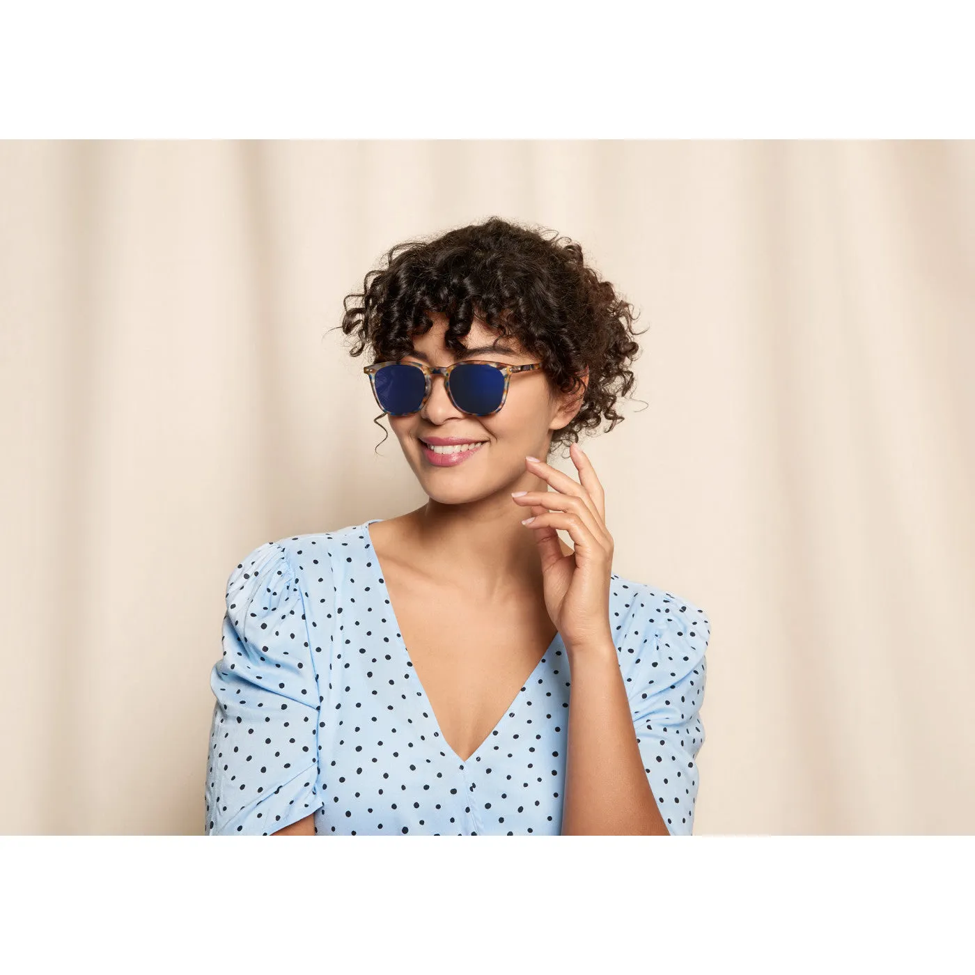 Izipizi Sunglasses & Reading Sunglasses - Style E - Blue Tortoise