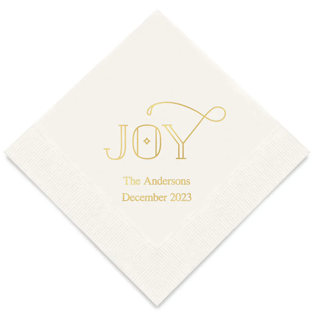 JOY PRINTED NAPKINS (50/pkg)