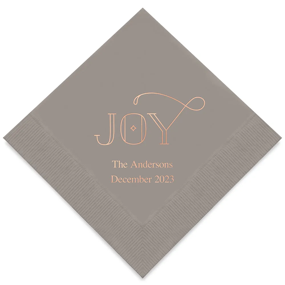 JOY PRINTED NAPKINS (50/pkg)