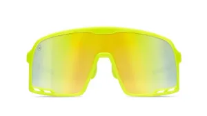 Knockaround Campeones High Voltage Frame - Yellow-Blue Lens - Non-Polarized Sunglasses