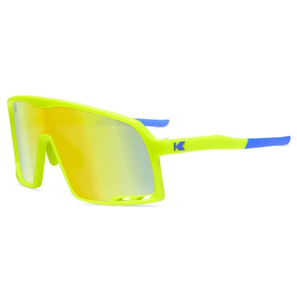 Knockaround Campeones High Voltage Frame - Yellow-Blue Lens - Non-Polarized Sunglasses