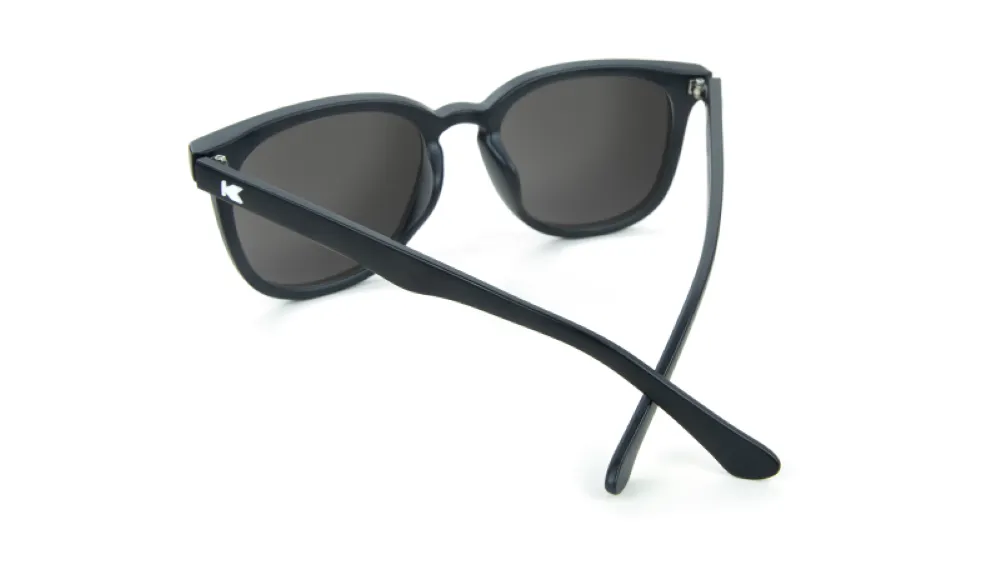 Knockaround Paso Robles Matte Black Frame - Black Smoke Lens - Polarized Sunglasses