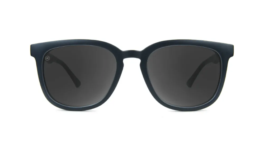 Knockaround Paso Robles Matte Black Frame - Black Smoke Lens - Polarized Sunglasses