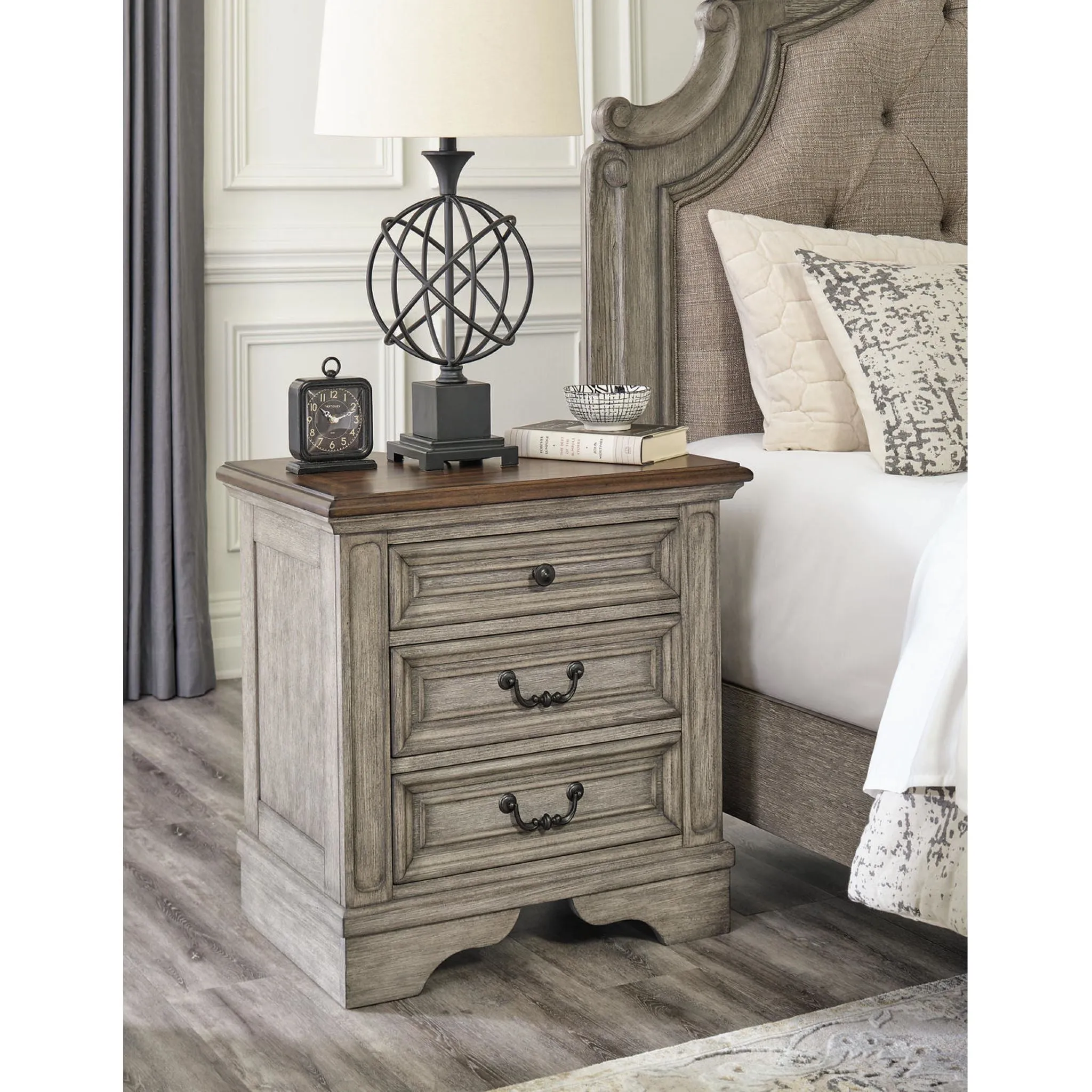 Lodenbay Three Drawer Nightstand