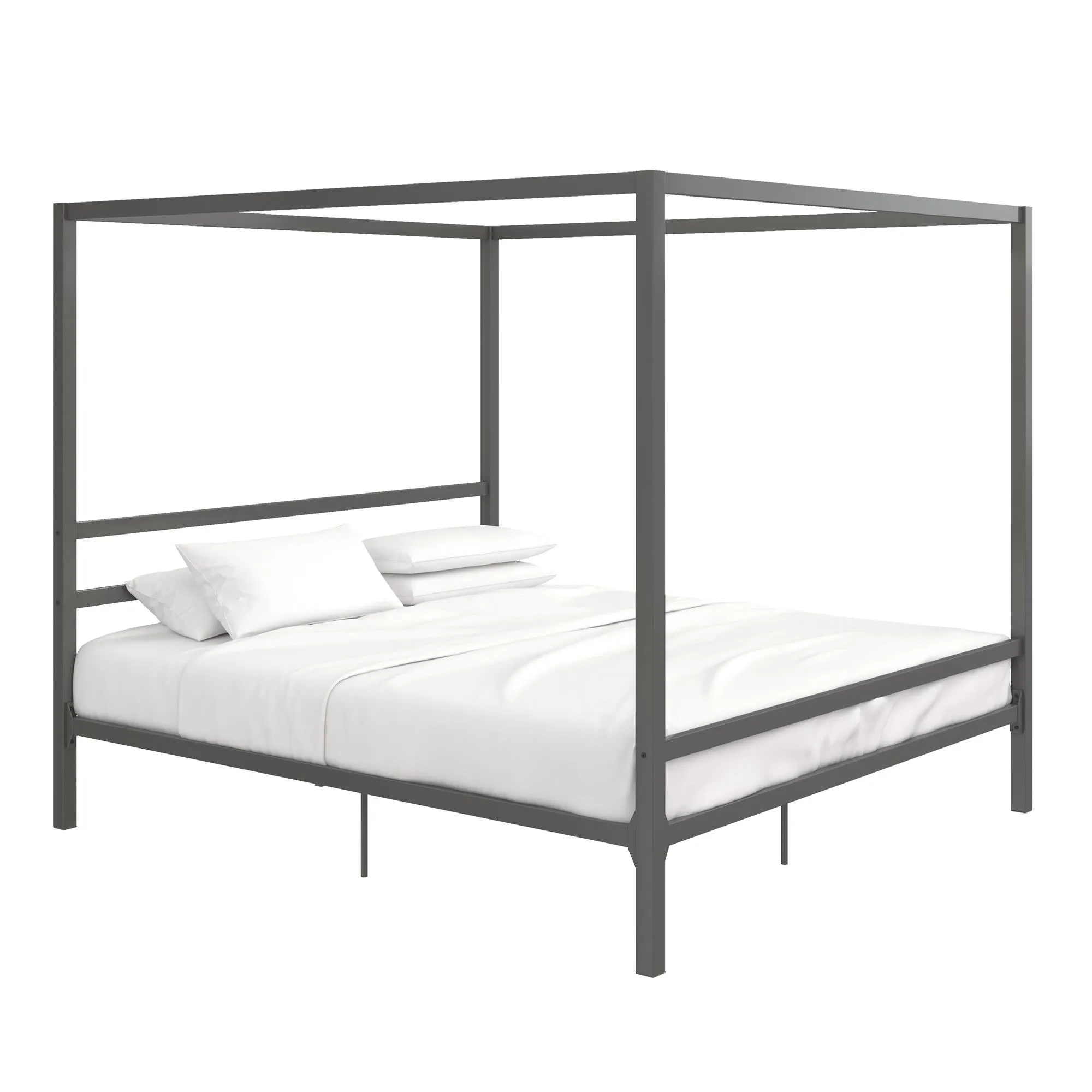 Modern Metal Canopy Bed Frame