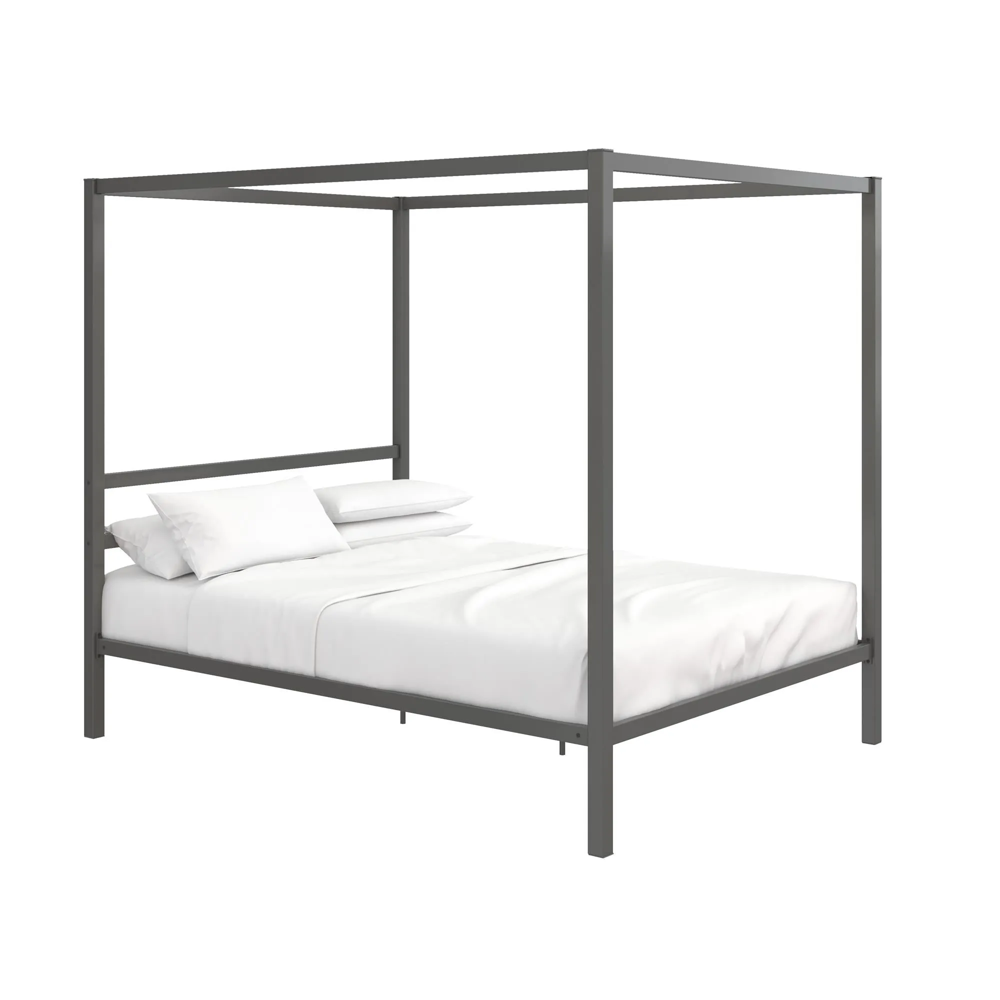 Modern Metal Canopy Bed Frame